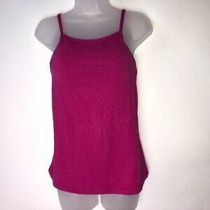 Norm Thompson Pink Tank‎ Top w/Bra 34C